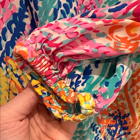 Lilly Pulitzer multicolor Printed Peasant Tunic small - Picture 5 of 7